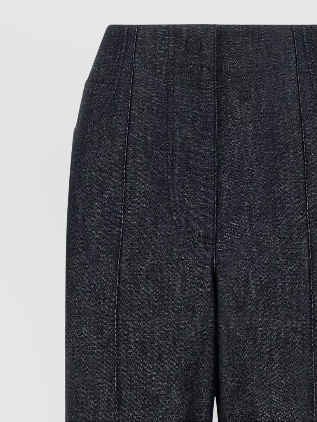 Fendi 'Roma' Patch High Waist Jeans