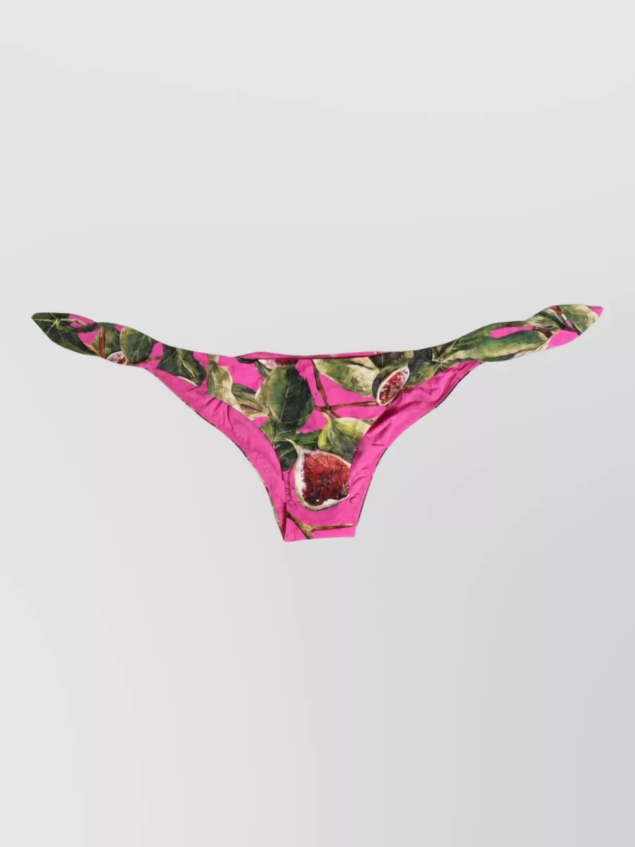 Dolce&Gabbana fig print bikini briefs