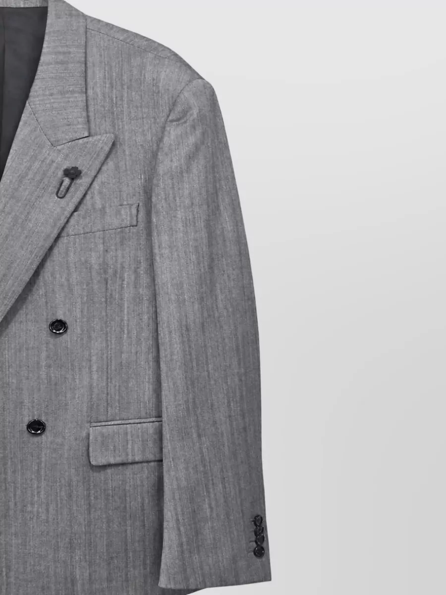 Lardini Wool Suit Jacket