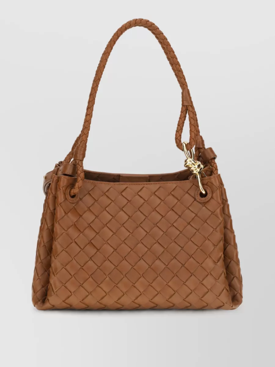 Bottega Veneta intrecciato lamb leather shoulder bag