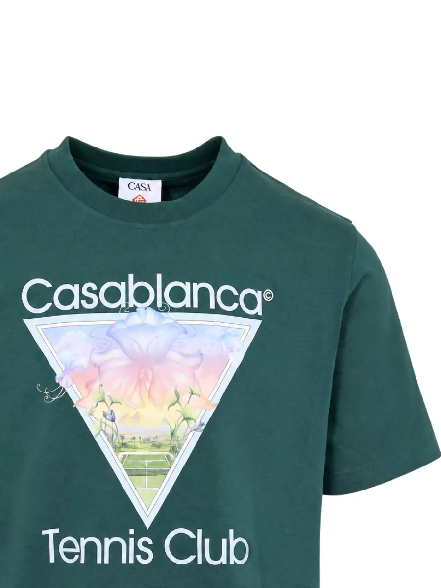 Casablanca Printed Cotton T-Shirt