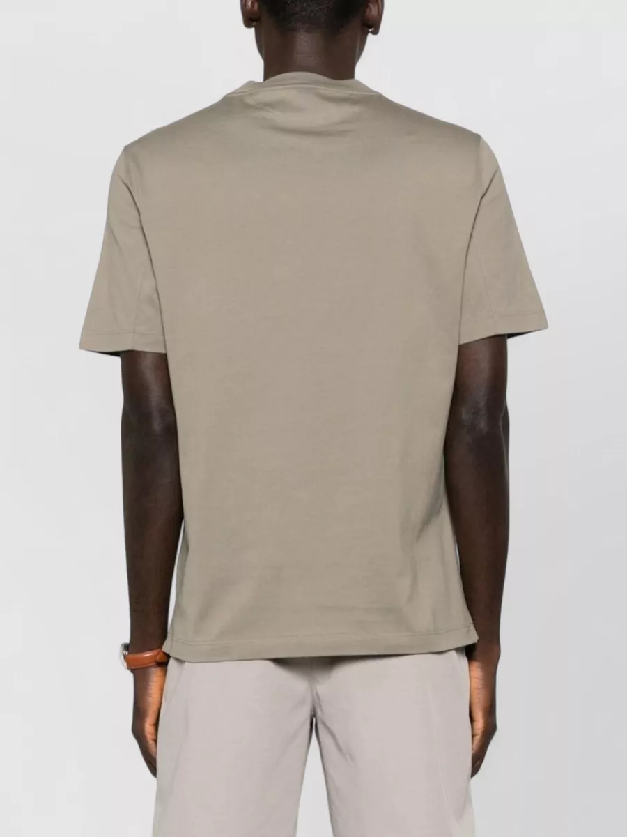 Brunello Cucinelli Cotton T-Shirt Featuring Logo Design