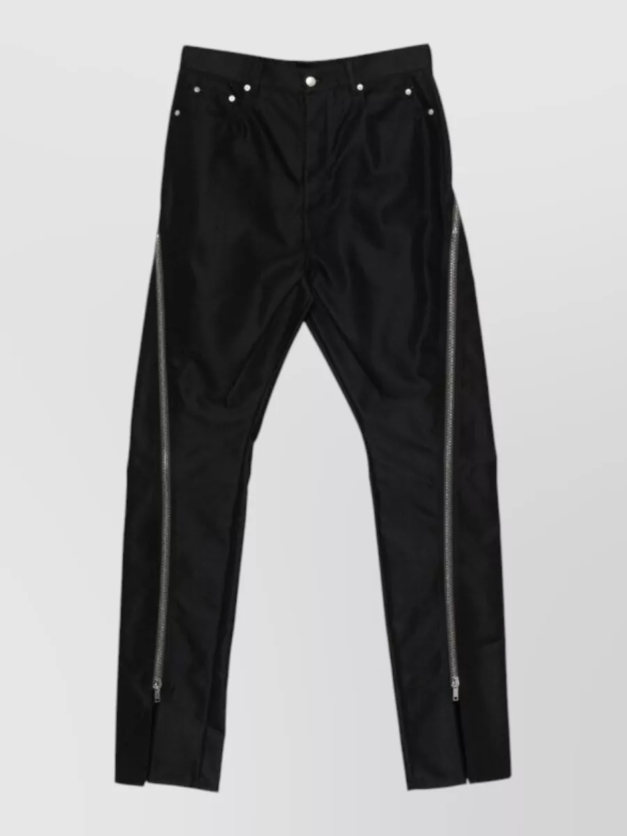 Rick Owens Cotton relaxed-fit straight-leg trousers