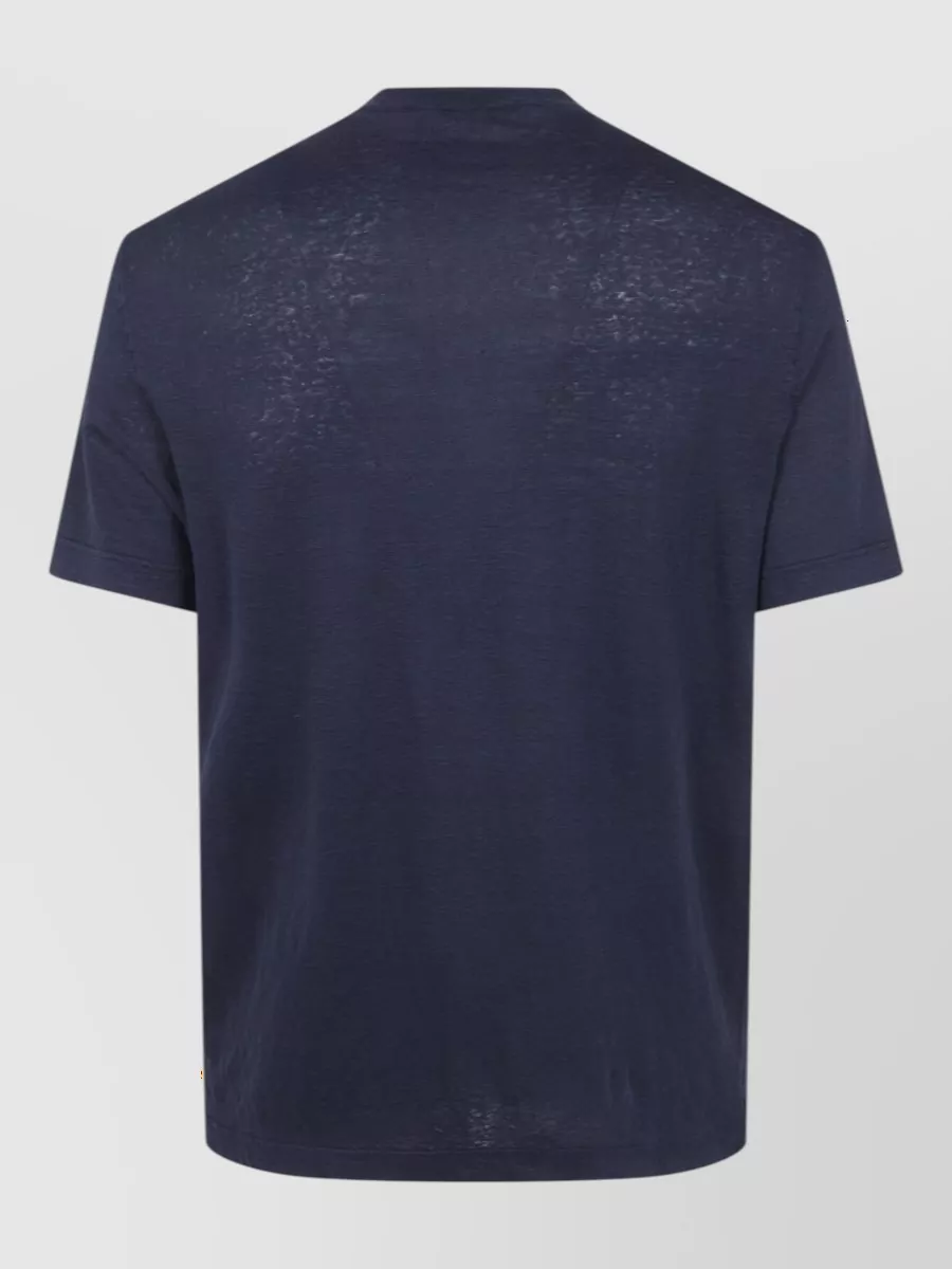 Filippo De Laurentis Short-Sleeve Linen T-Shirt