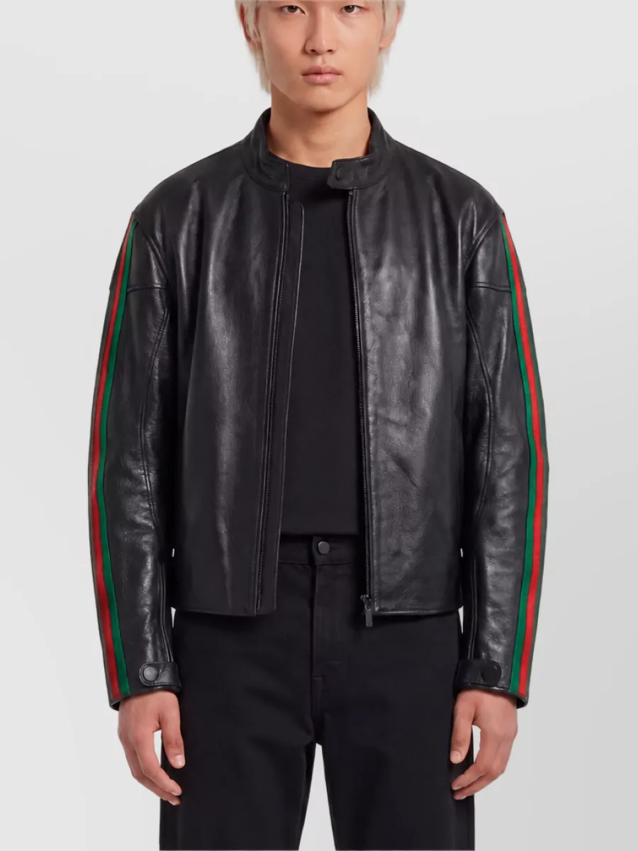 Gucci Leather Biker Jacket