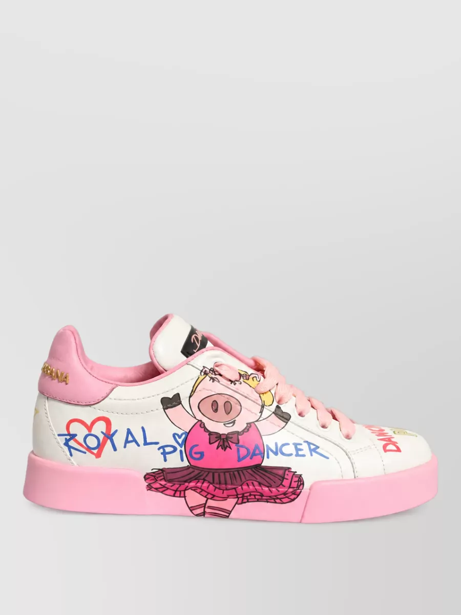 Dolce&Gabbana leather low-top sneakers