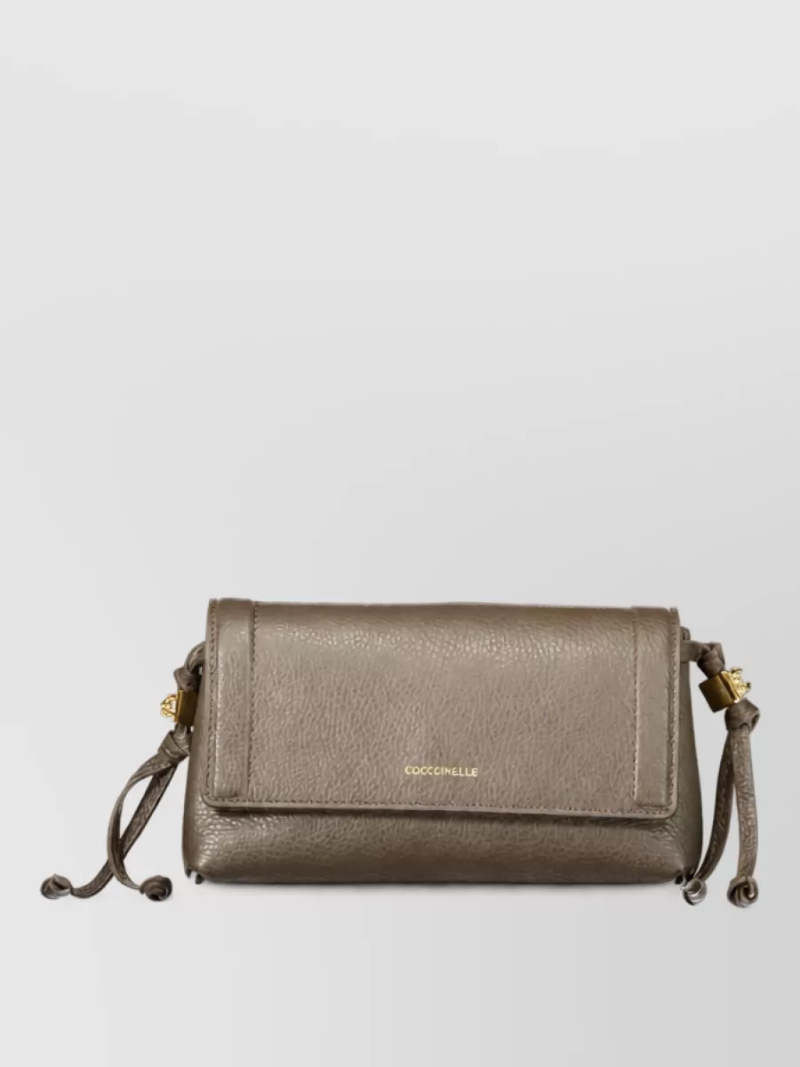 Coccinelle leather clutch bag