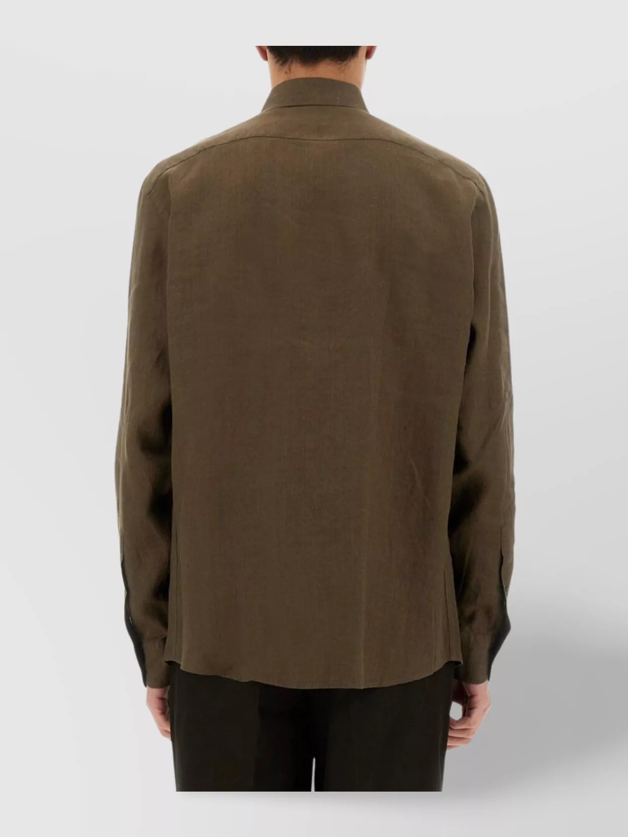 Zegna Linen Shirt Long Sleeves