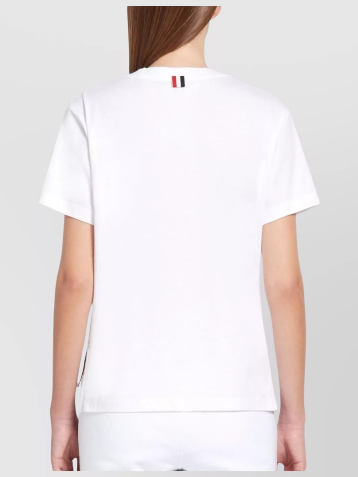 Thom Browne Relaxed Fit T-Shirt Asymmetrical Hem