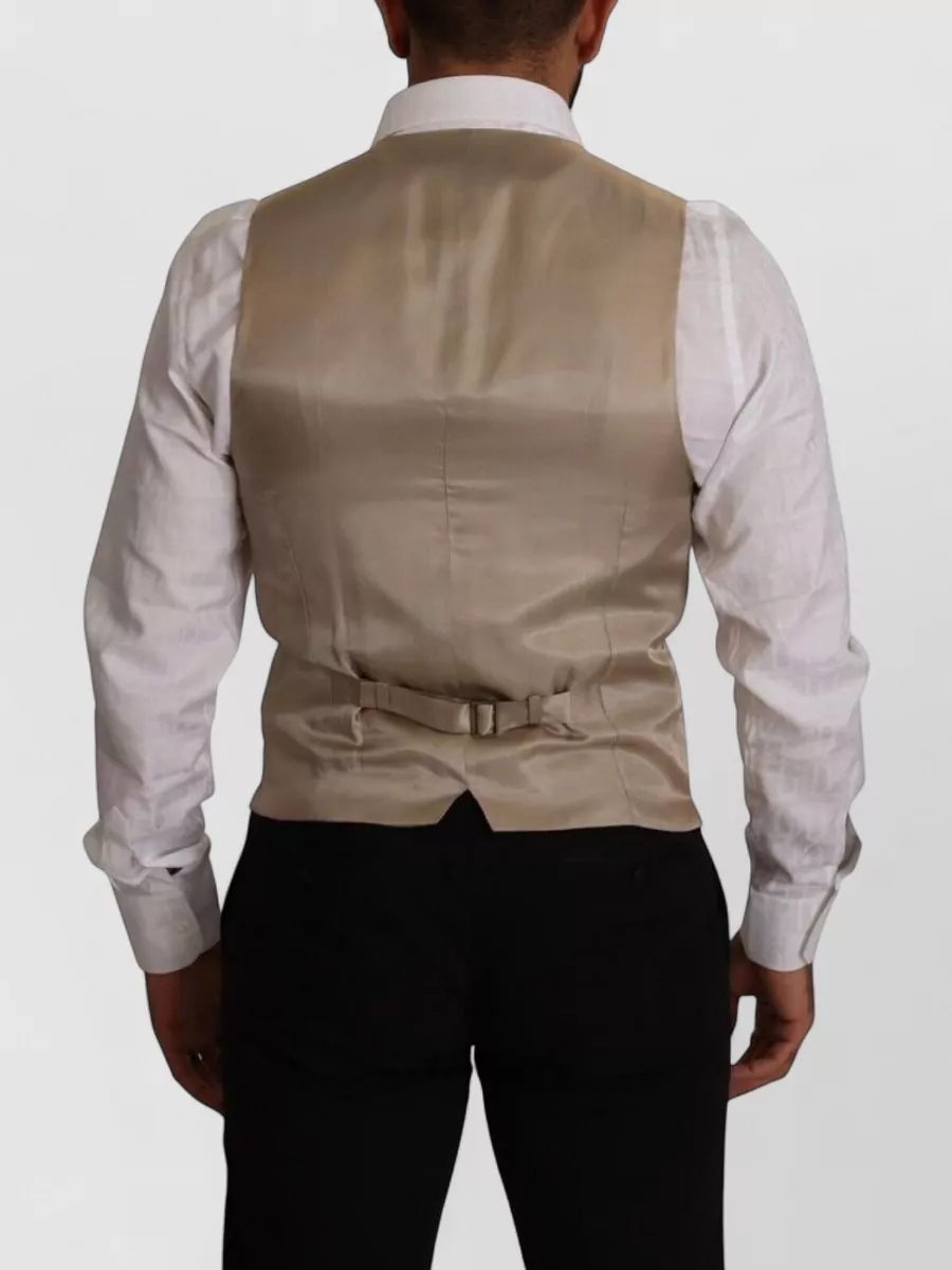 Dolce&Gabbana Silk Slim-Fit Waistcoat