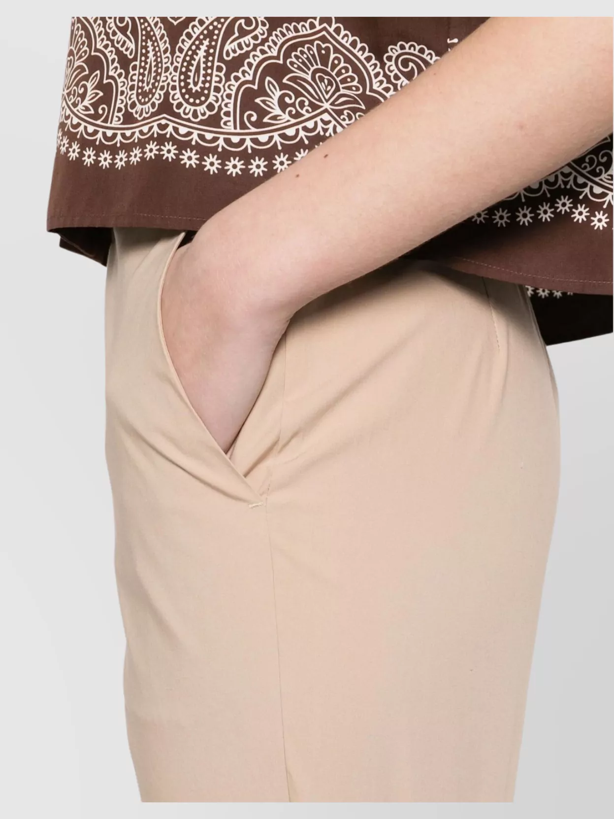 Twin-Set Straight Leg Trousers Belt Loops