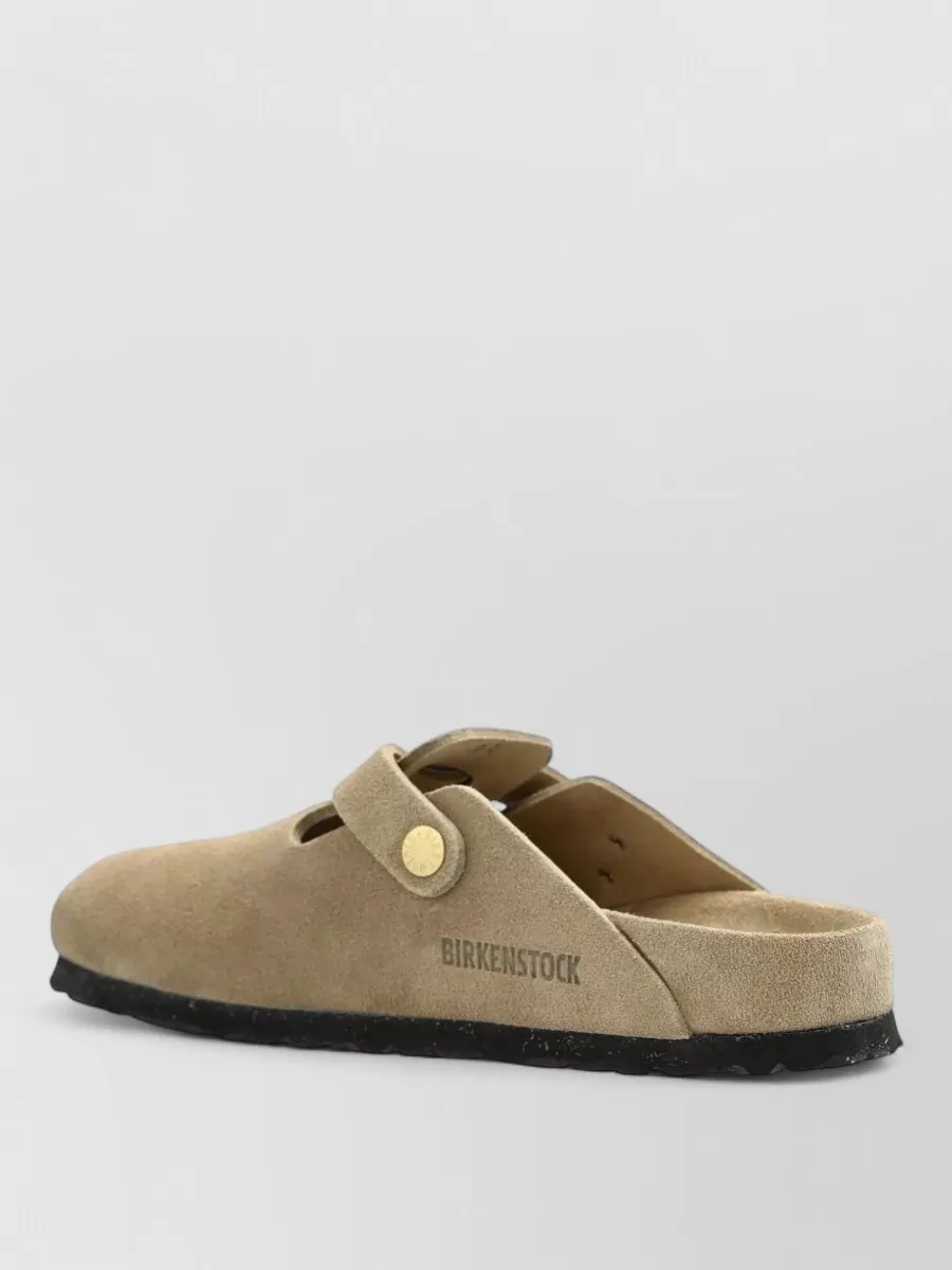 Birkenstock suede leather mules