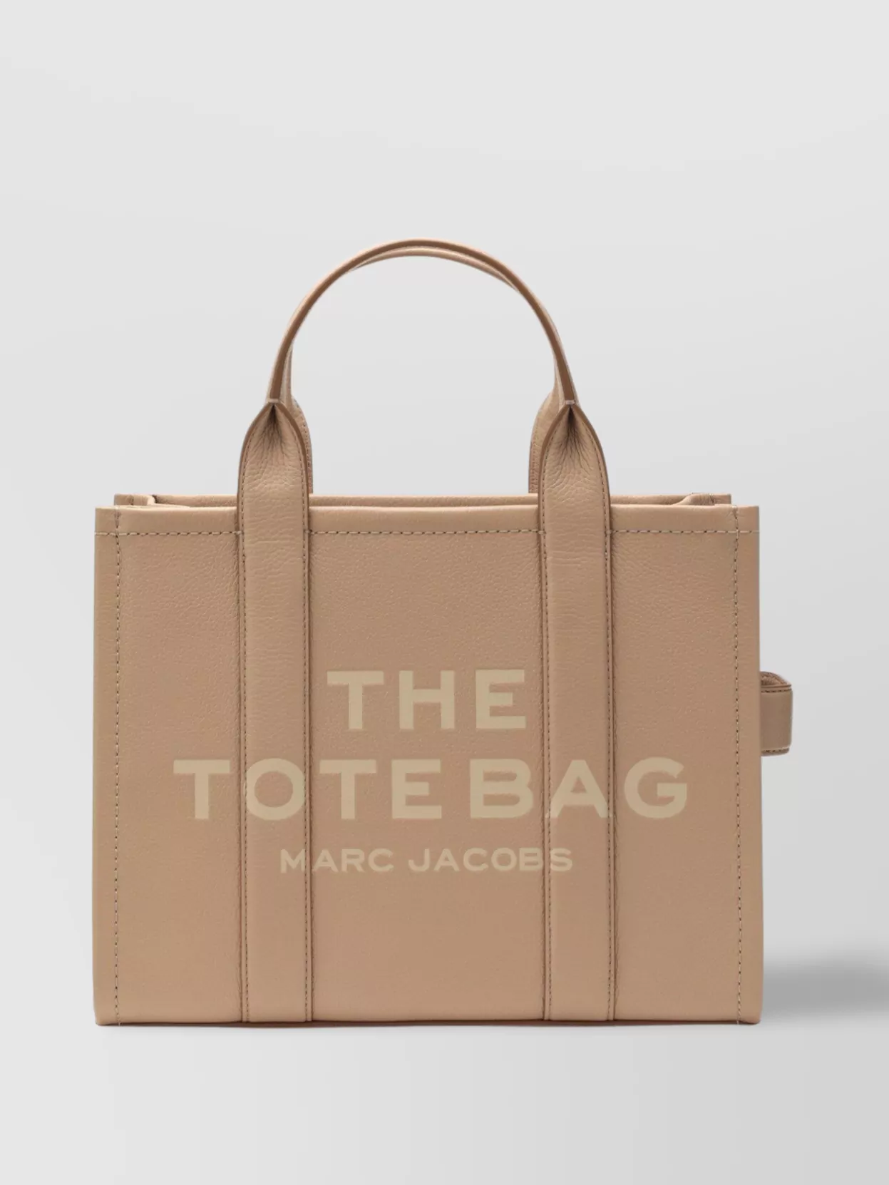 Marc Jacobs Medium Tote Bag In Camel Leather In Neutral