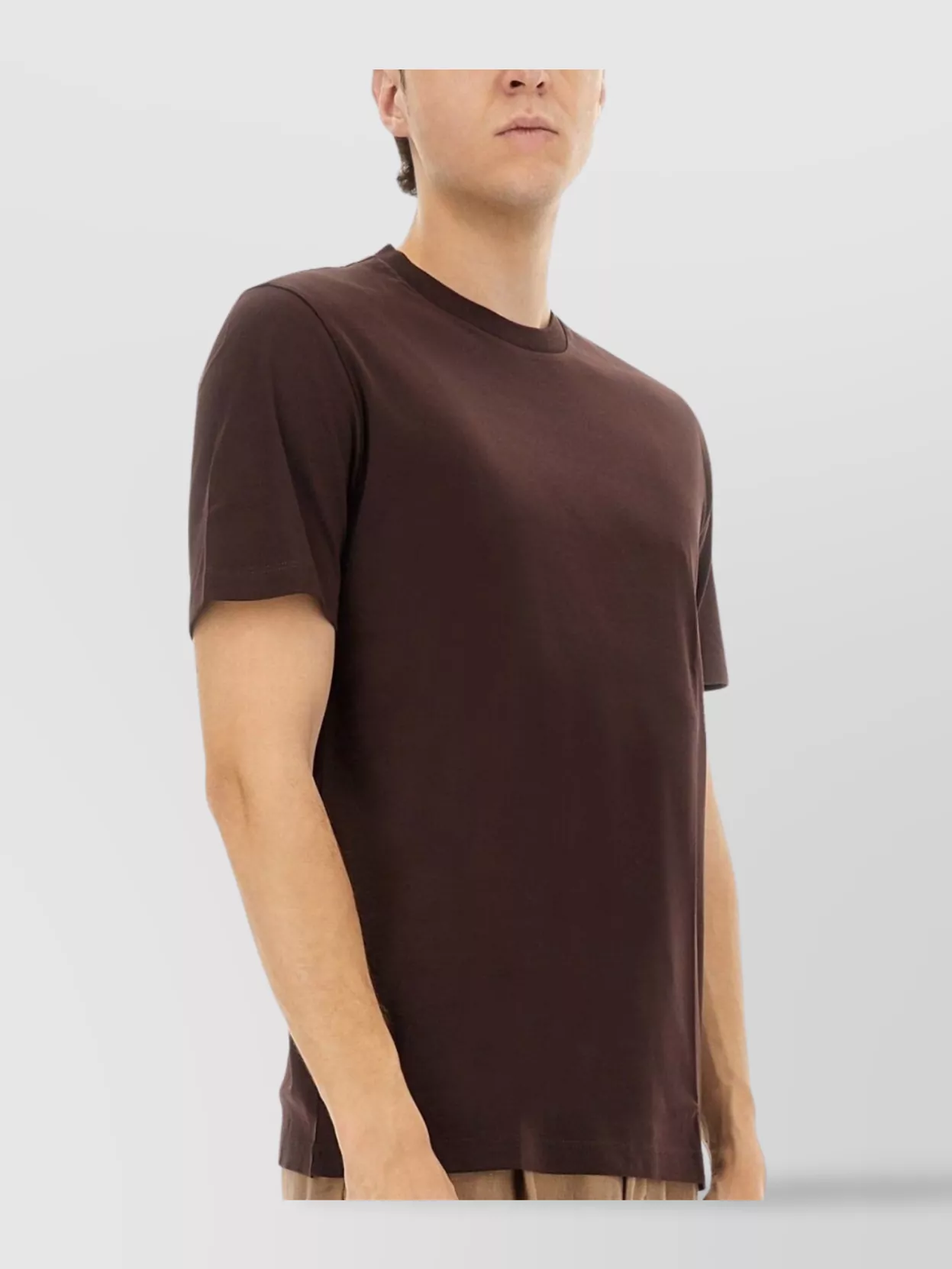 Boss Short Sleeve Crew Neck Plain T-Shirt