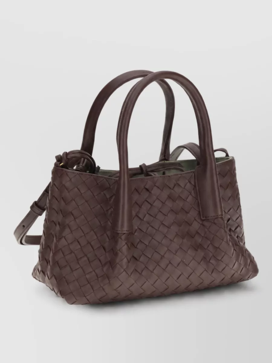 Bottega Veneta Pinacoteca Small Leather Tote Bag
