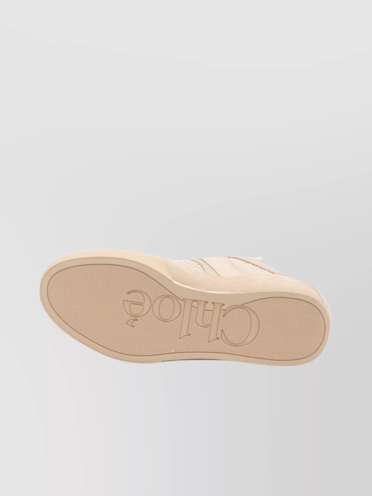 Chloé Kick Leather And Suede-trimmed Mesh Sneakers