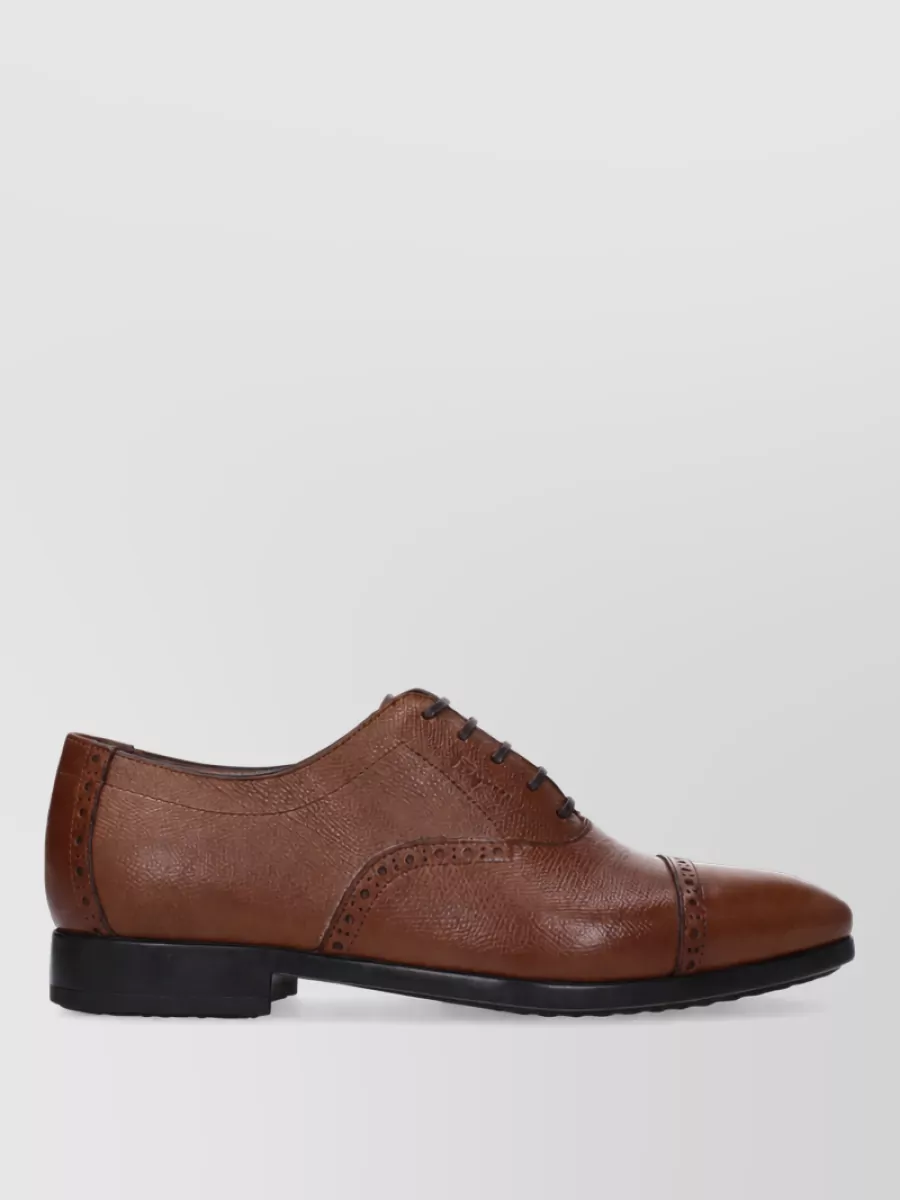 Ferragamo Leather Derby Shoes