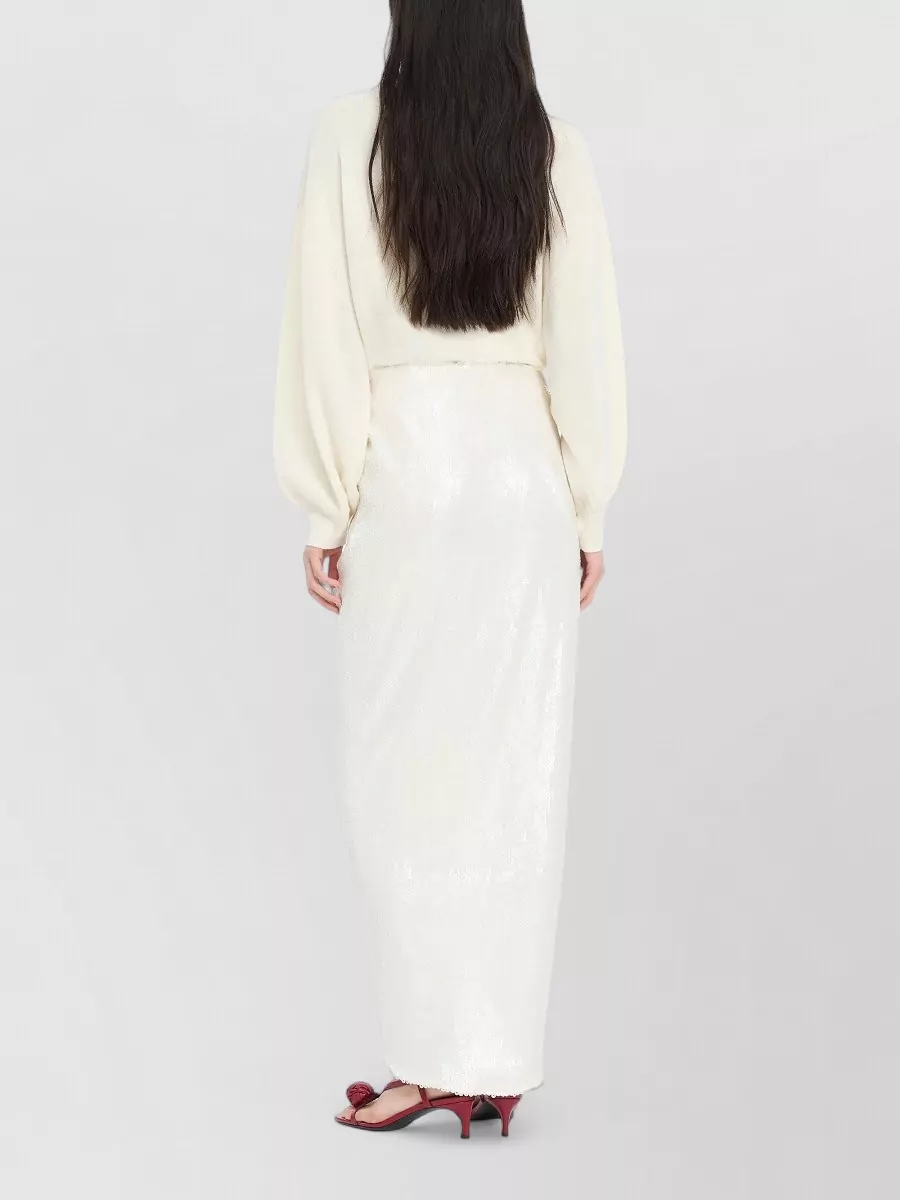 Rotate Sequin Knot Midi Skirt