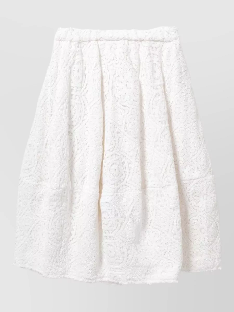 Comme des Garçons Cotton midi skirt