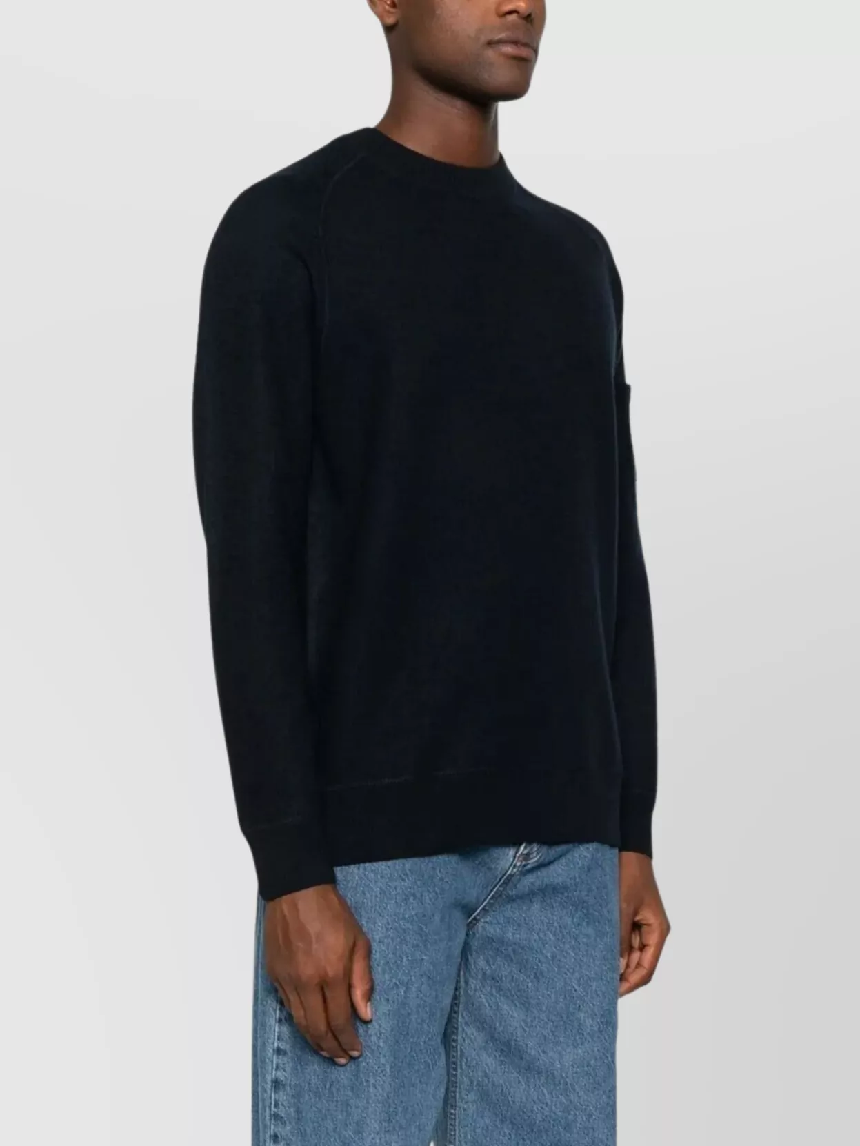C.p. Company Merino Wool Crew Neck Knit Sweater