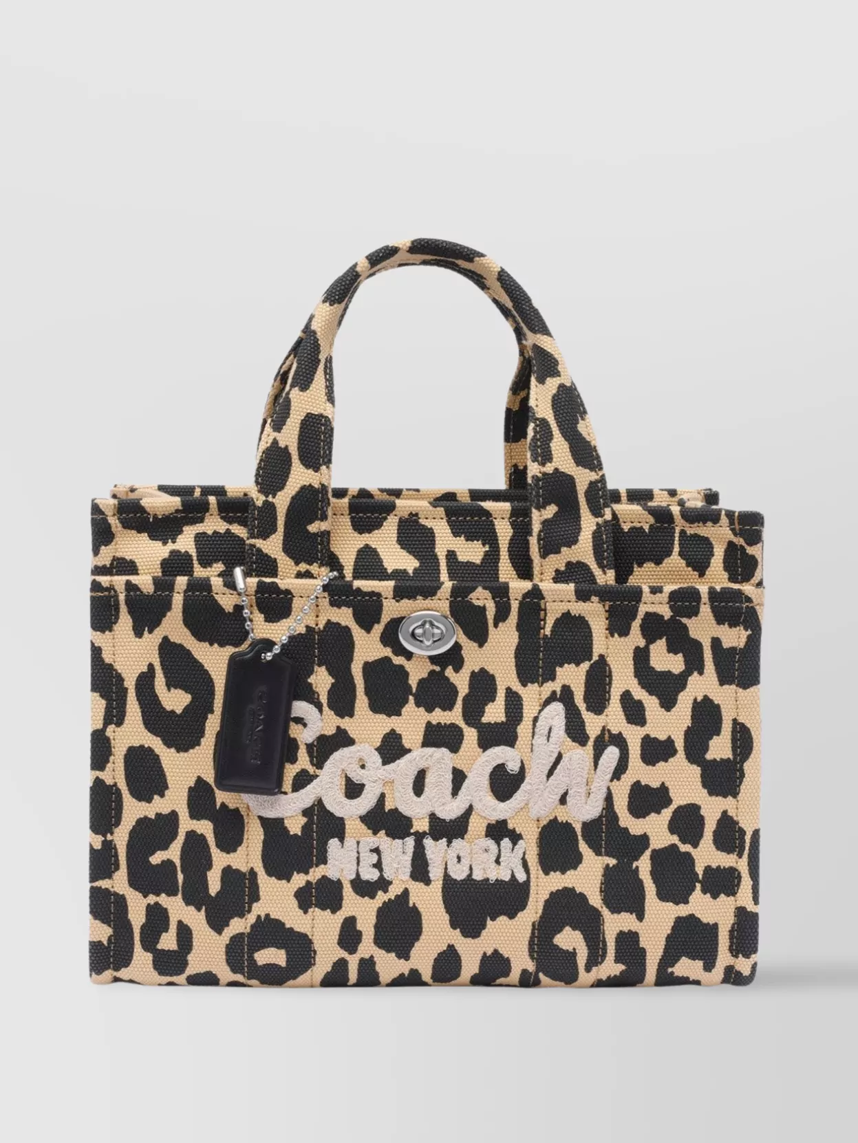 Coach Leopard Print Tote Bag With Removable Strap