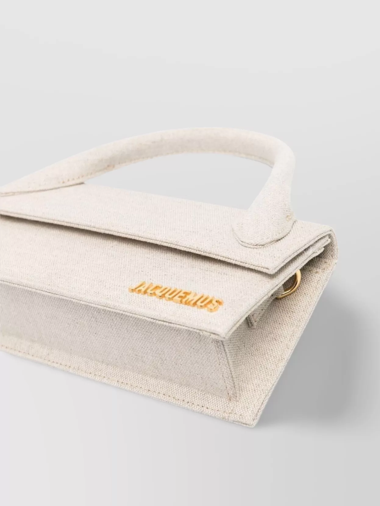 Jacquemus Long Linen Tote Bag With Single Strap