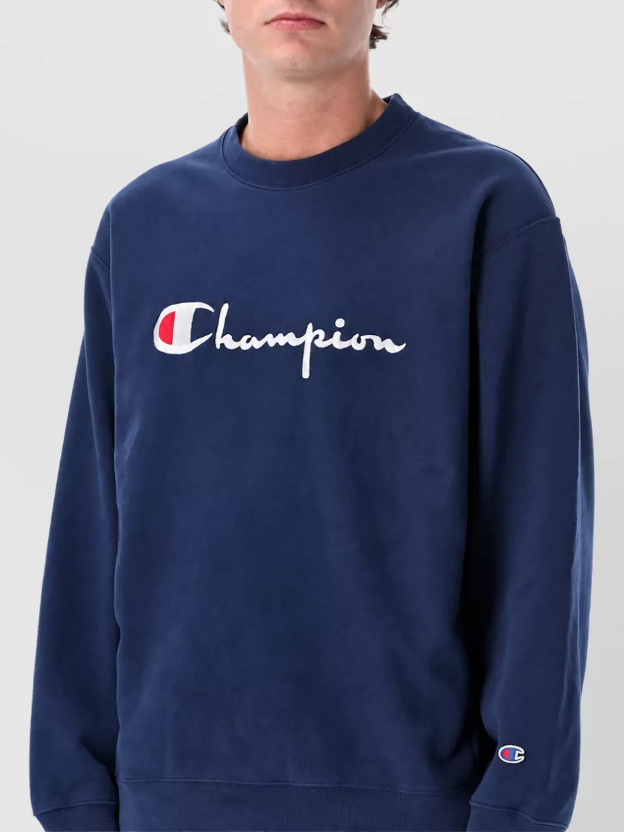 Champion Logo-Embroidered Crewneck Sweatshirt