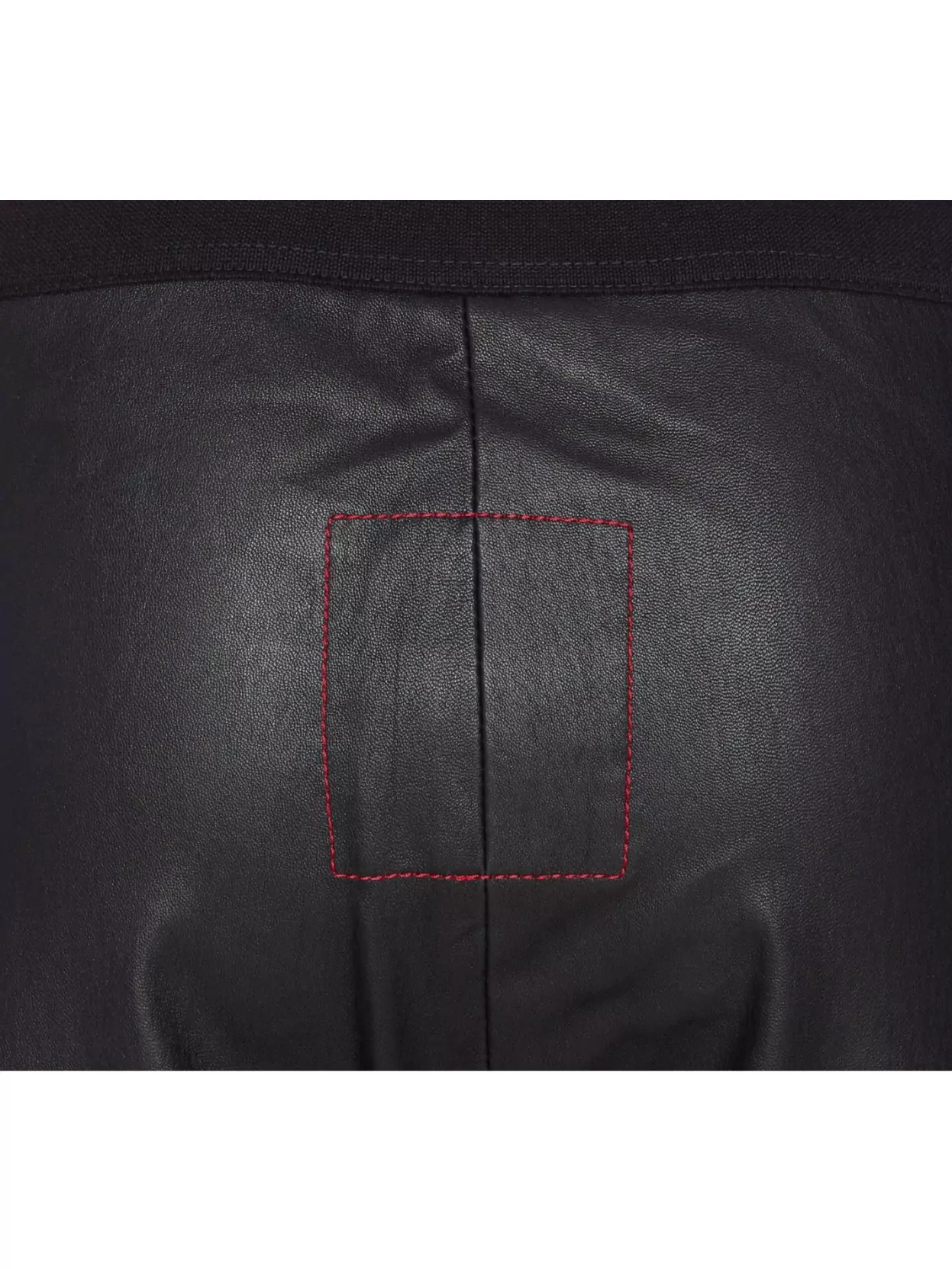 Uma Wang Stretch Leather Trousers Seam Detailing