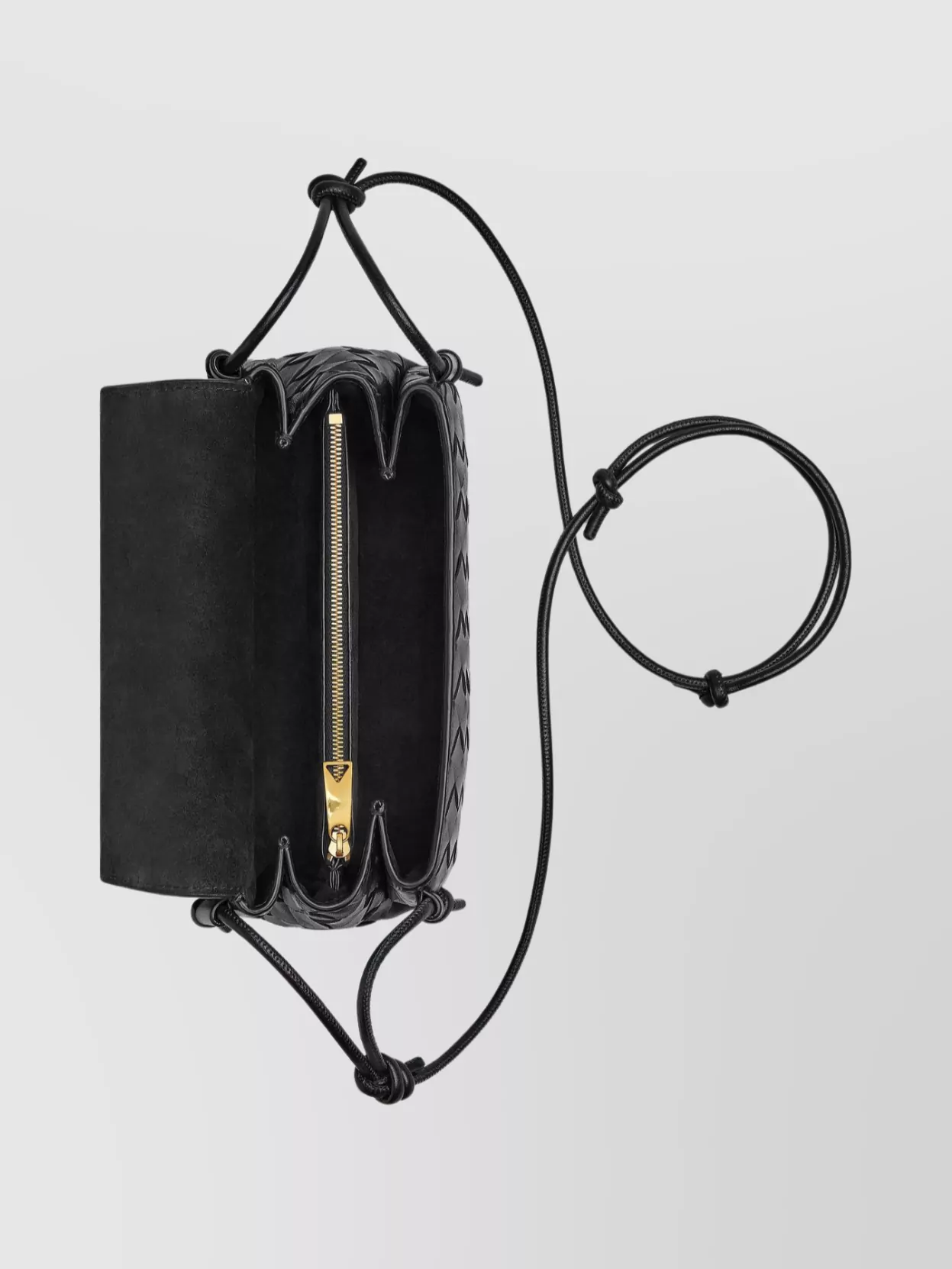 Bottega Veneta Woven Shoulder Bag Adjustable Strap