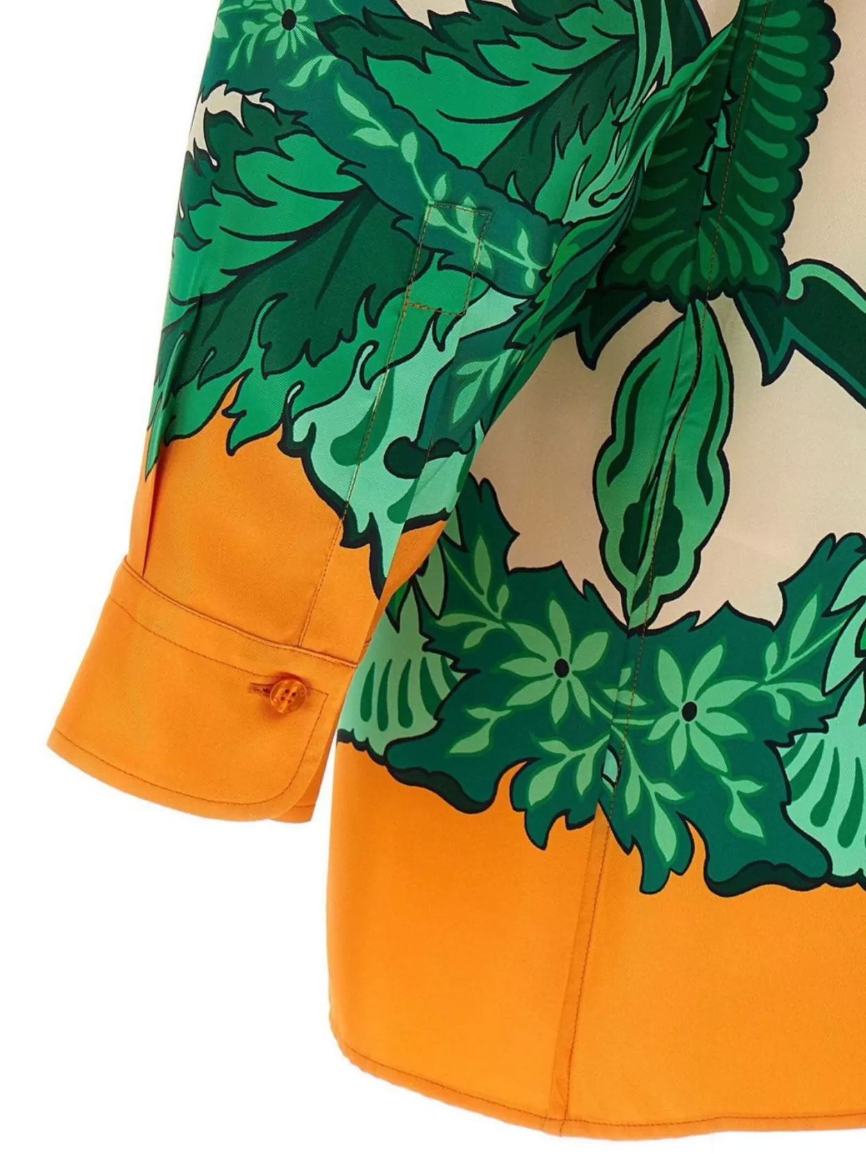 Etro Printed Collared Shirt With Cuffed Long Sleeves