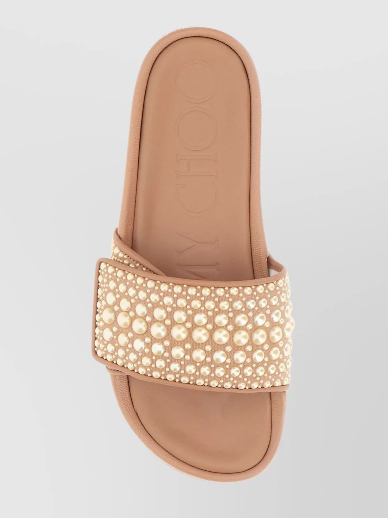 Jimmy Choo Canvas And Leather Fitz/f Slippers