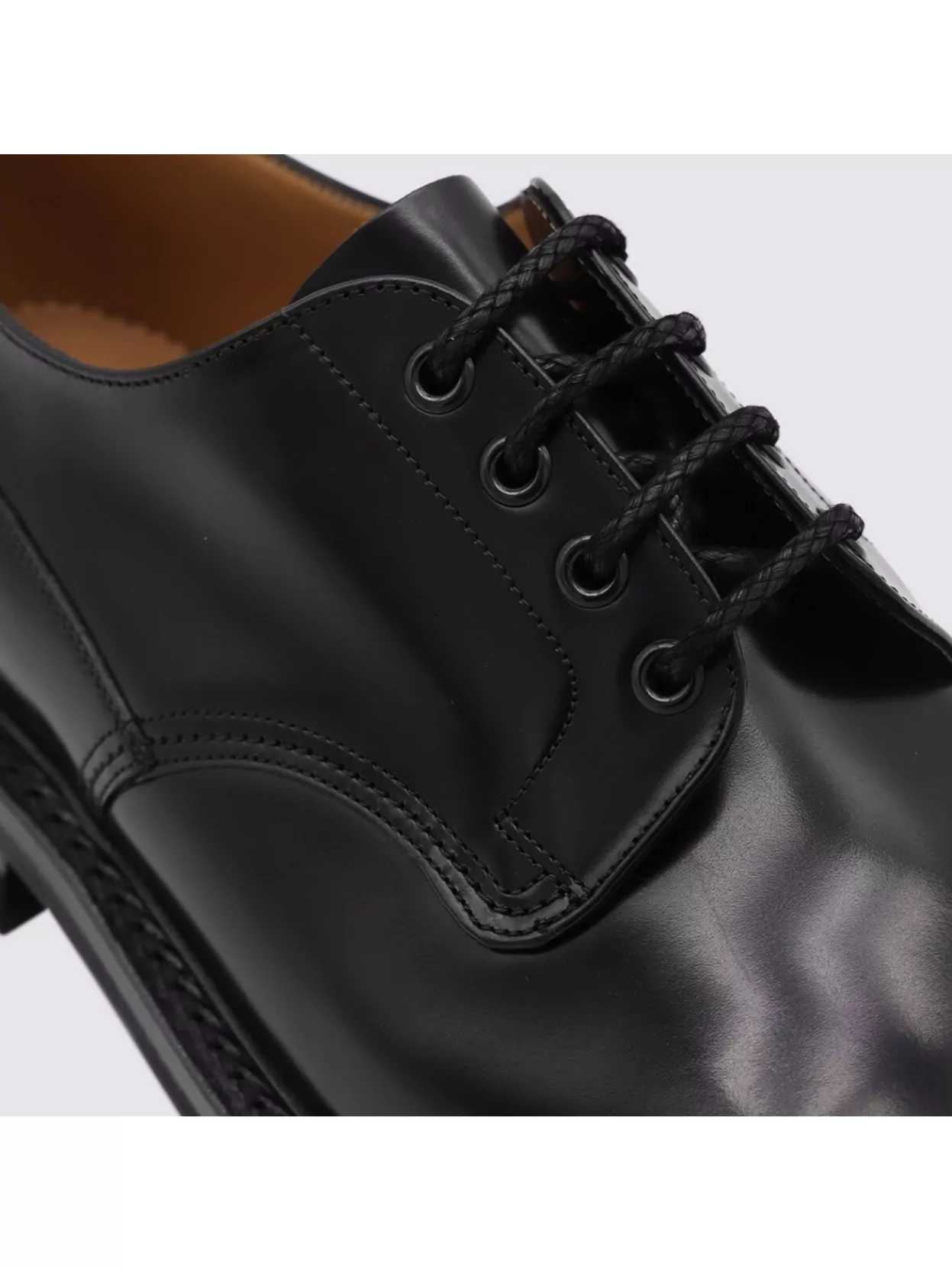 Church's Lace-up Brogues Chunky Sole In Black
