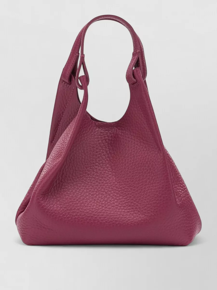 Gianni Chiarini Fuchsia Leather Shoulder Bag