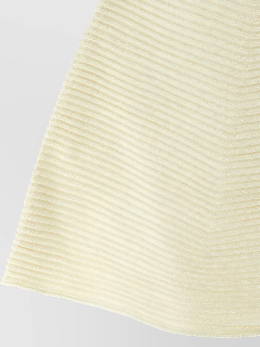 Issey Miyake Ribbed Mini Dress