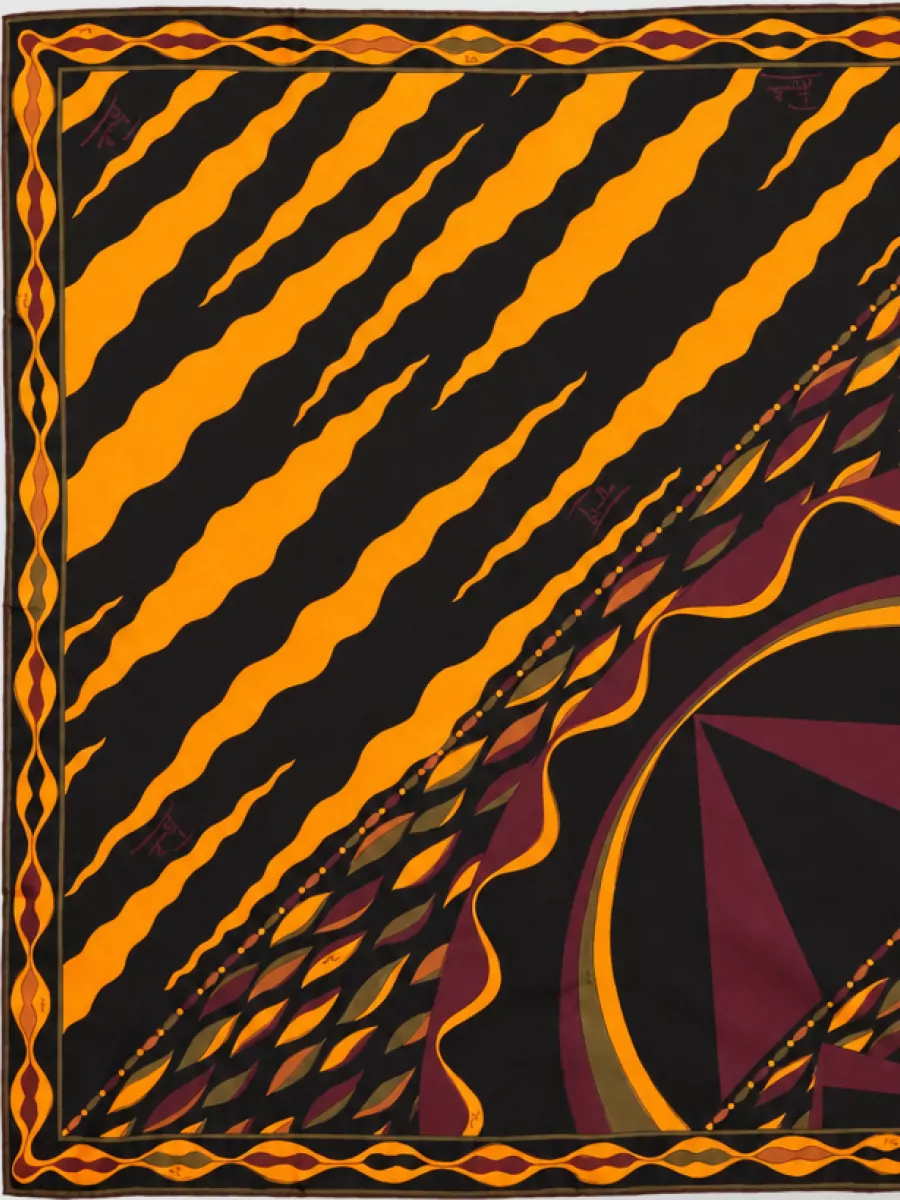 Pucci silk printed scarf