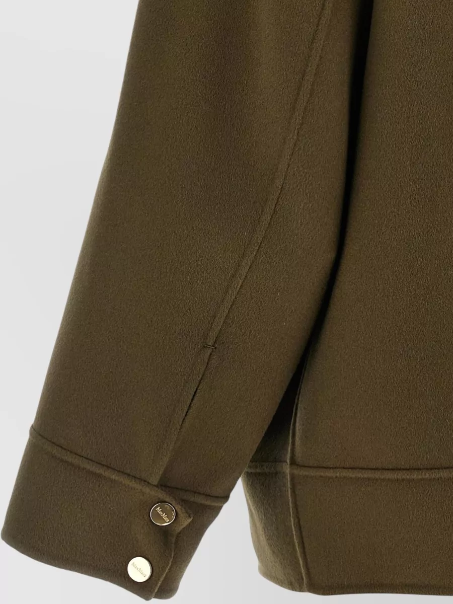 S Max Mara Wool Silk Padded Short Coat