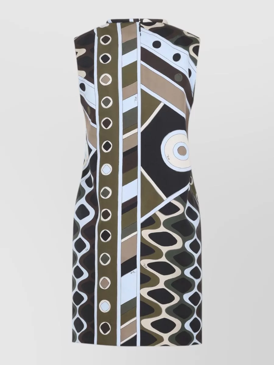 Pucci Silk Sleeveless A-Line Knee-Length Dress