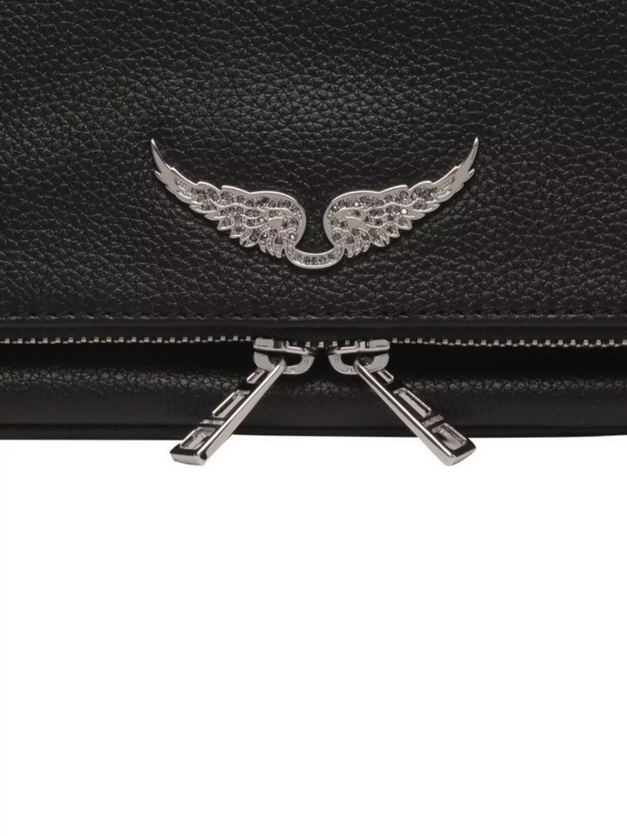 Zadig & Voltaire Rock Crossbody Bag Chain Strap In Black