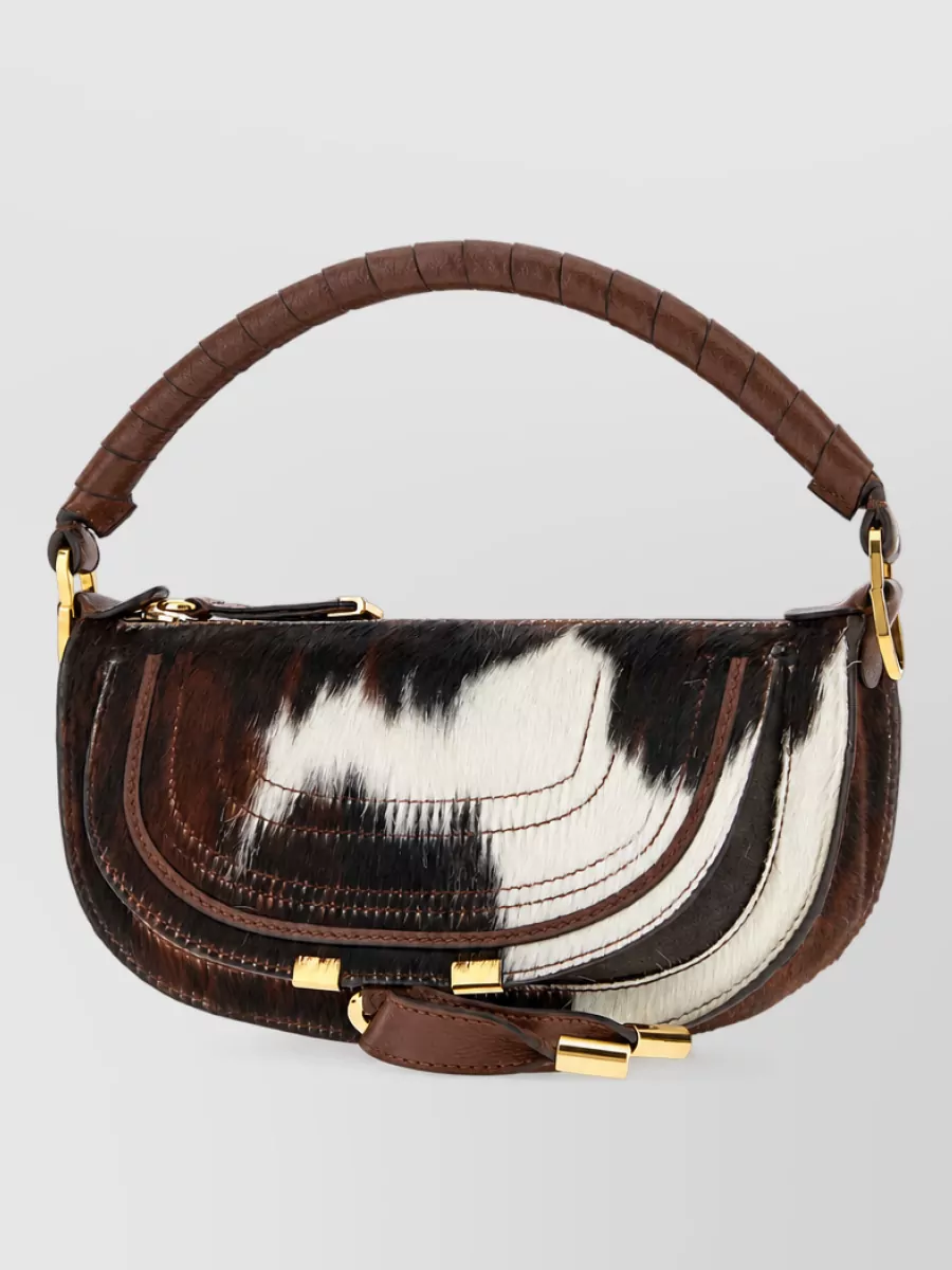 Chloé Marcie leather clutch bag