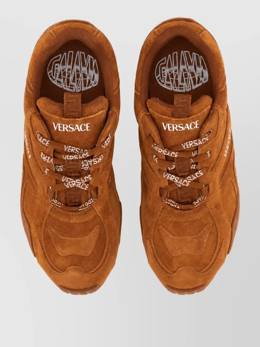 Versace Leather Low-Top Sneakers