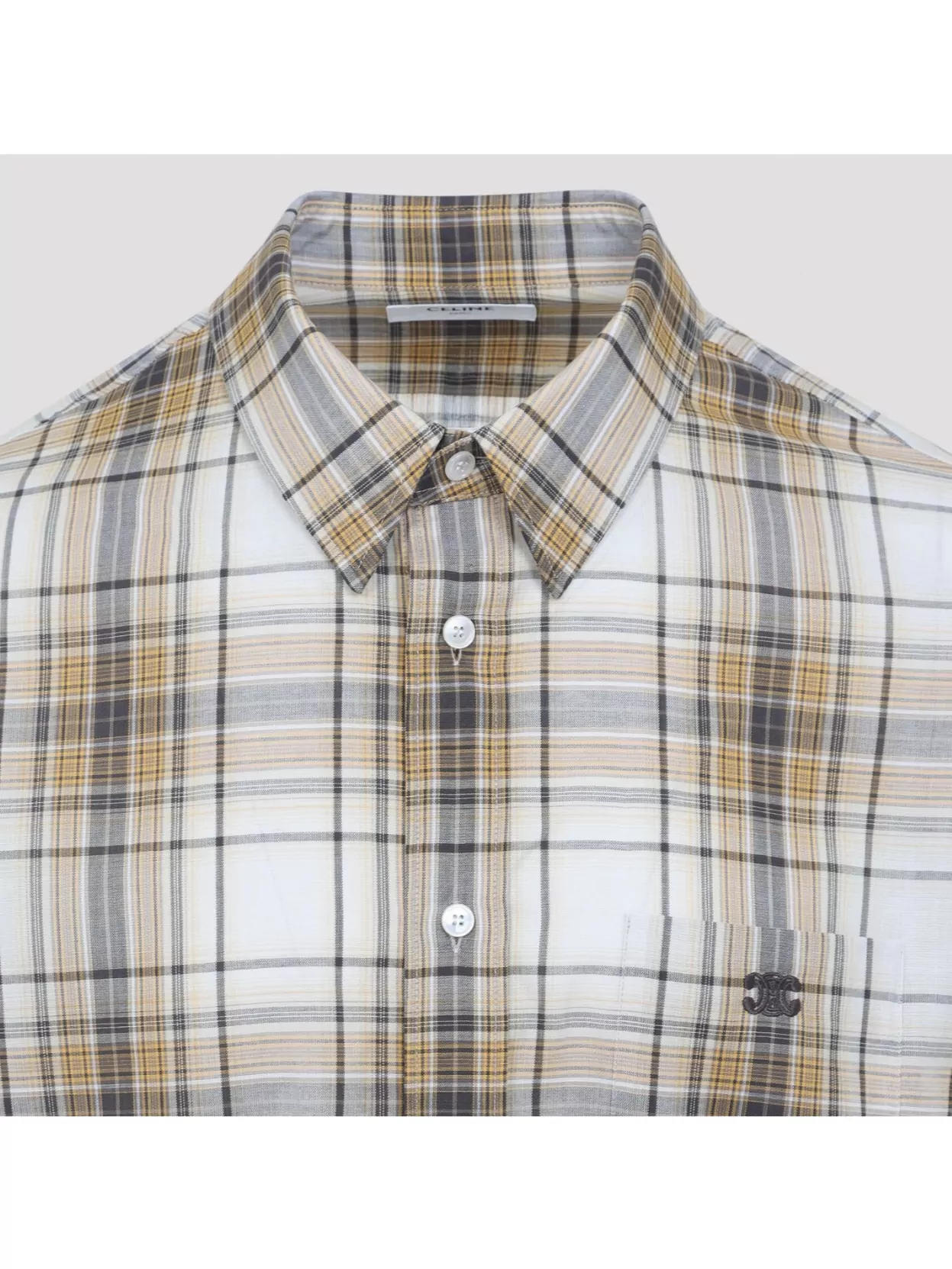 Celine Relaxed Fit Button-Down Collar Long Sleeve Shirt