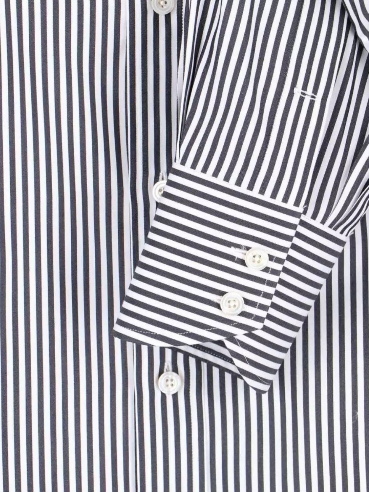 Tom Ford Striped Pattern Button-down Collar Long Sleeves Shirt