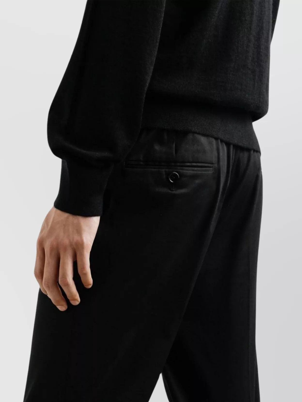 Dolce&Gabbana Cropped Cotton Trousers Featuring Pockets