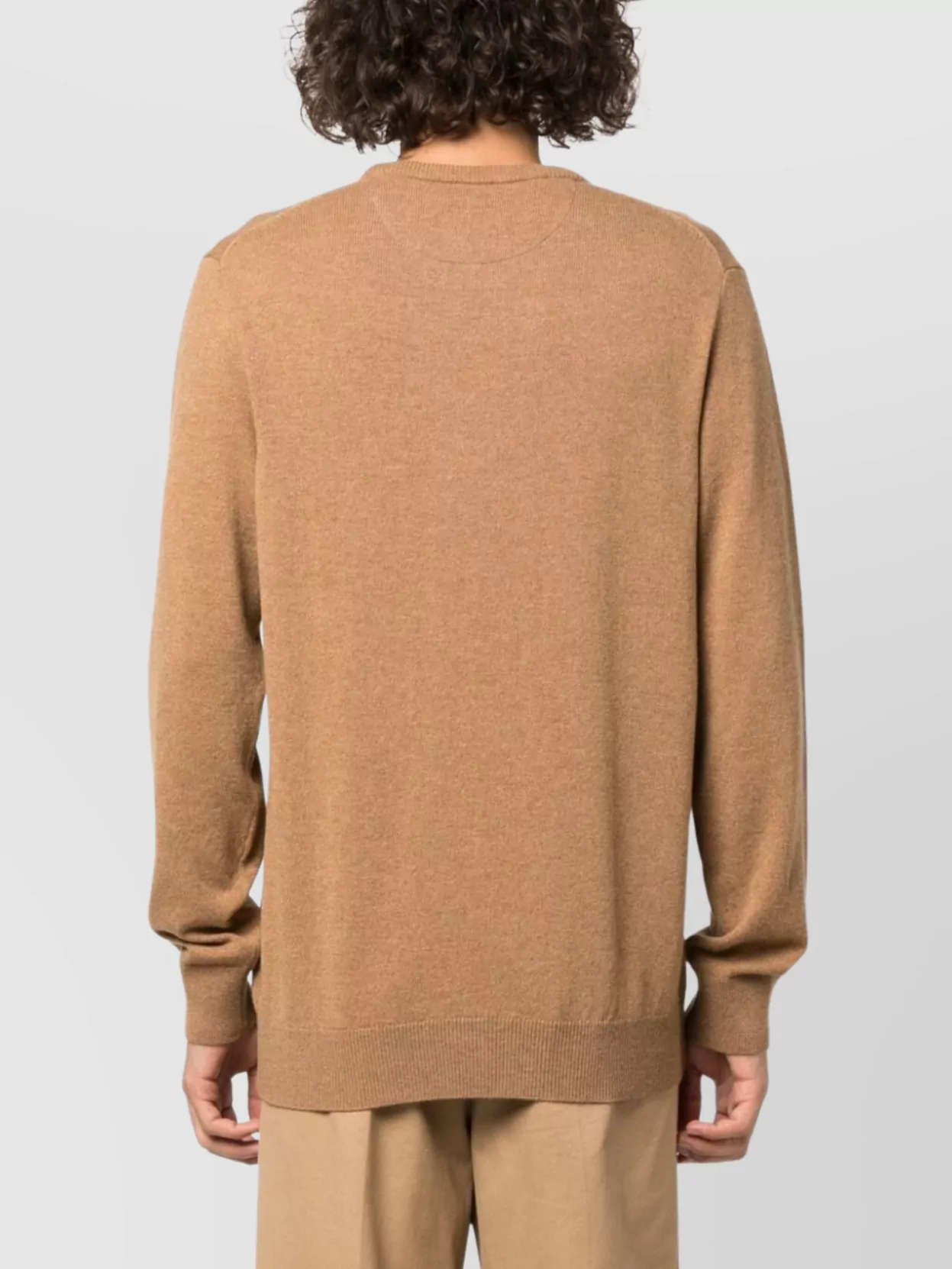 Ralph Lauren Knitted Crewneck Sweater Mélange Effect