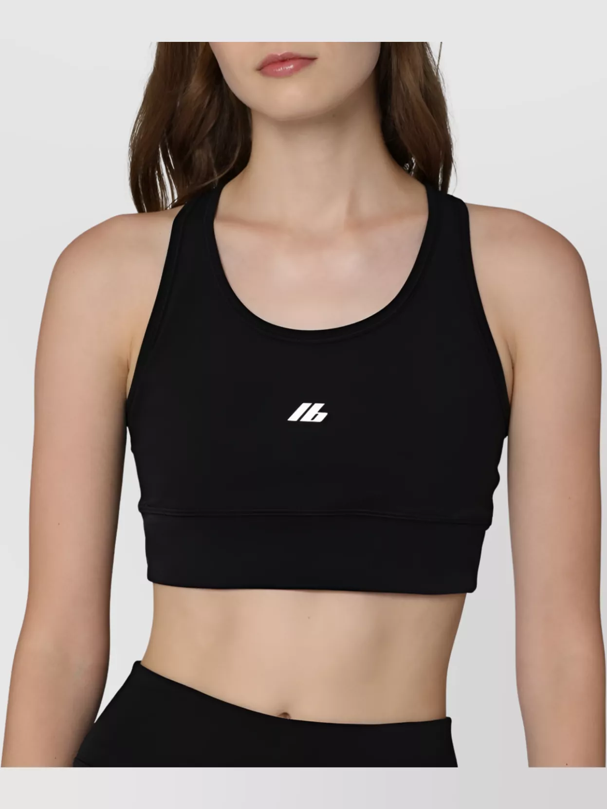 Balenciaga Racerback Activewear Sports Top In Black