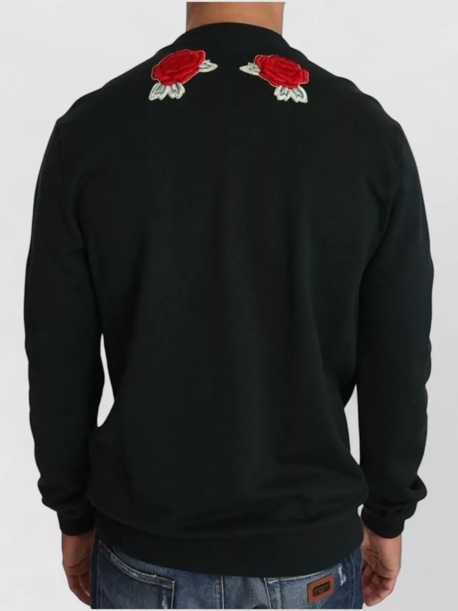 Dolce&Gabbana Cotton-Blend Embellished Sweatshirt