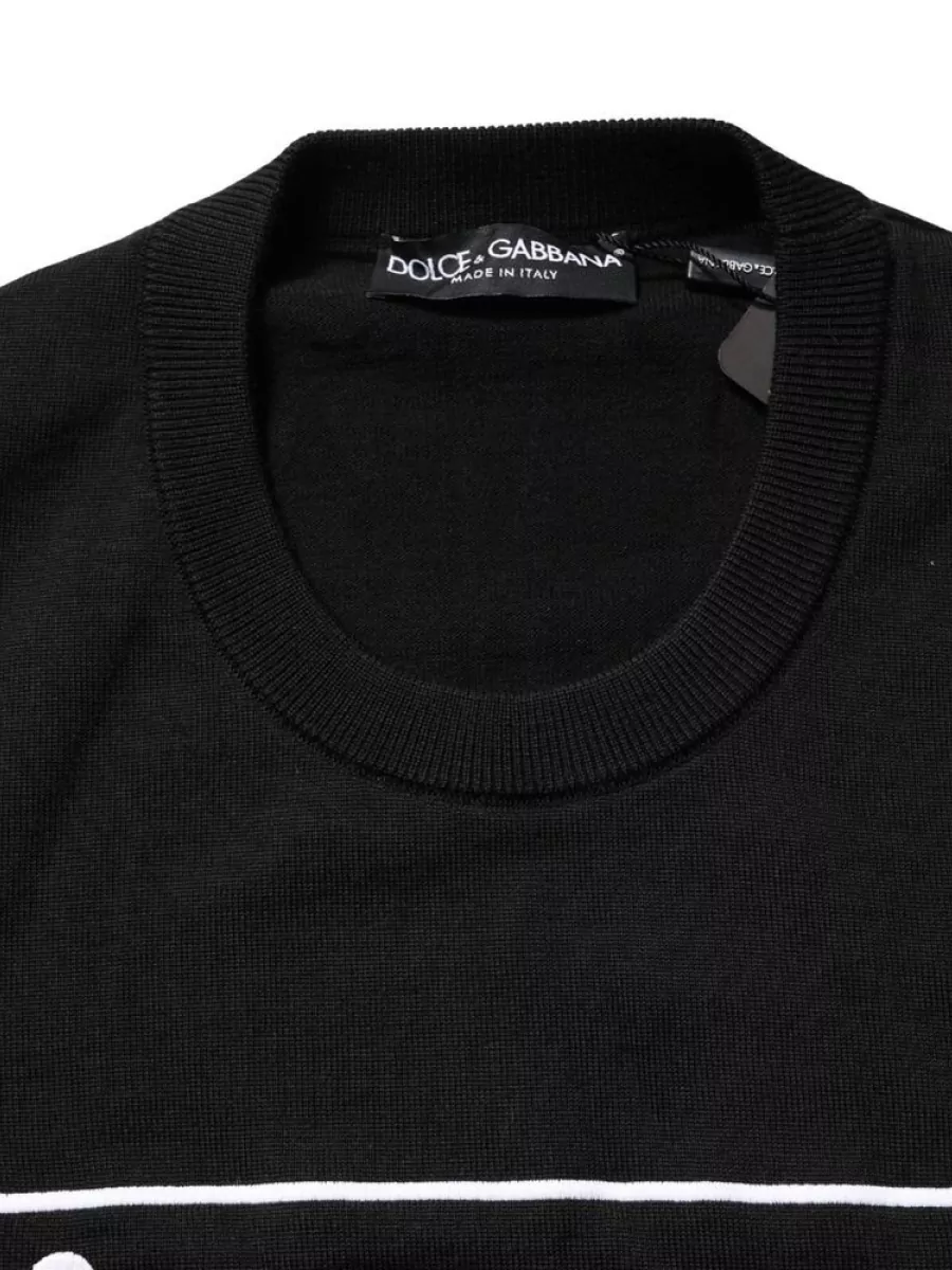 Dolce&Gabbana Wool Crew Neck Sweater