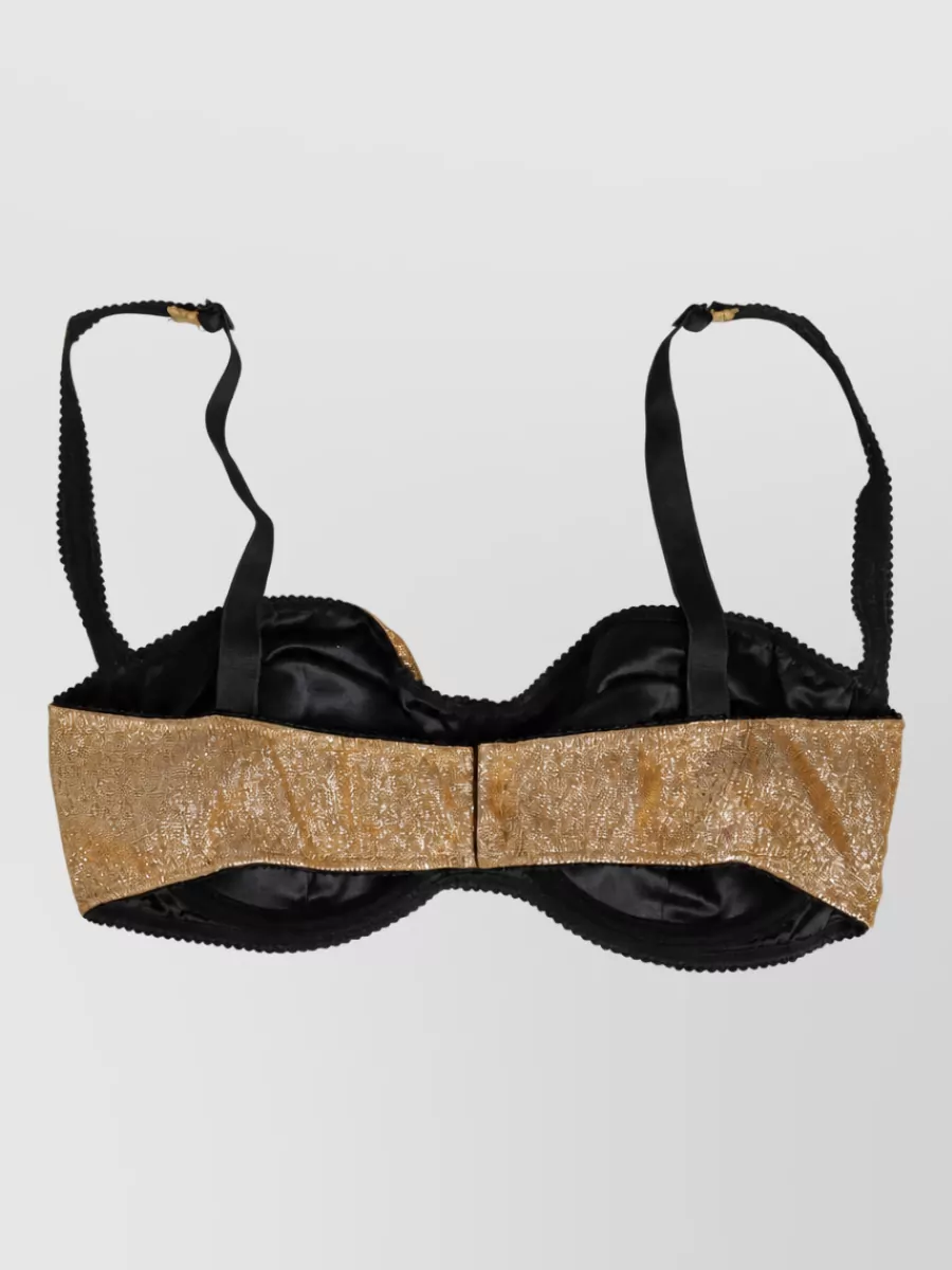 Dolce&Gabbana Silk Underwire Balconette Bra