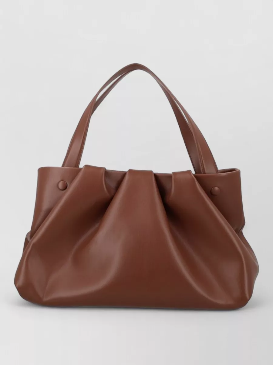 Themoiré na vegan fabric shoulder bag