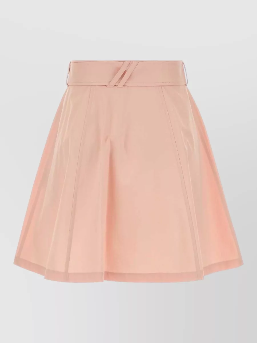 Burberry cotton a-line skirt